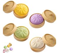 Giant Dumpling Squishy, Quick Rebound & Not Easy to Break, Extra Large Soft Slow-Rising Squishy Dumplings for Anxiety Relief, Soft Squeeze Decompression Dough (Mix)