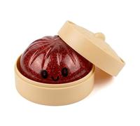 Giant Dumpling Squishys, Squishys Dumpling Toy, Stress Relief Bao Bun S-quishy Squeeze Toy , Sensory Stress Ball Squeeze Toys for Relaxation Boys Girls Adults Home Office Classroom (E)