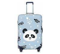 Giant Eared Plant Giant Panda Elastic Travel Luggage Cover Suitcase Protector, Print Suitcase Baggage Cover Anti-Scratch
