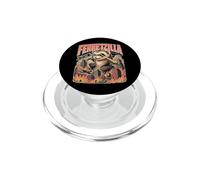 Giant Ferret City Creature Humor PopSockets PopGrip for MagSafe