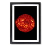 Giant Filament on The Sun Framed Print | A2 Black Framed Wall Art | Ready to Hang | Modern Nature Picture | Living Room Bedroom Lounge Office