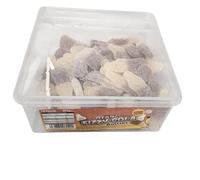 Giant Fizzy Cola Bottle Gummies Tub Approx 70 Pieces Chewy Jelly Sweets Sugar Coated Cola Flavour Party Sharing Bulk Treats Pick and Mix Tub