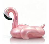 Giant Flamingo Inflatable Pool Float 150*140*110cm,Pool Floating Raft Water Float Beach Floaties Lounge,Large Rose Gold Pool Inflatables for Adult Women Kids 14+ Summer Lake Beach Water Swim Party Toy