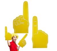 Giant Foam Finger: Extra Large Size 46cm, 8mm Thick EVA Material, Support Articles for Sports Observation, Plain Color for DIY Can Be Drawn Freely, Gua