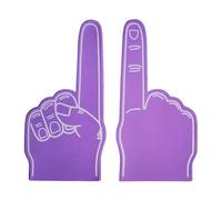 Giant Foam Finger Gladiators, 18 Inch Big Foam Hand, Single Finger Cheering Gloves For Stadium Events Cheerleading, Games Sports Fan Accessories, Halloween, Game Day, Fancy Dress, Themed Party Props