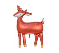 Giant Foil Balloon Doe 80 x 105 cm Brown - One Size