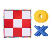 Giant - Fun Strategy Game, Felt Board Outdoor Play, Picnic Camping Entertainment, Round and Fork Chess Pieces, Portable Family Activity | For Team Building Company Gathering Holiday Events