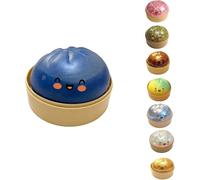 Giant Glitter Dumpling,Colorful Dumpling Stress Fidget Squishies Toy, Cheese Squishy,2026 New Various Funny Squishy Stress Toys, Anxiety Relief Sensory Toys For Adults Kids (Dark blue)