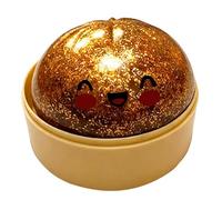 Giant Glitter Dumpling Colorful Toy Dumpling Toy Mystery Box Dumplings Stress Balls Stress Relief Squeeze with Steamer Fun Soft Squeeze Glitter Dumplings Ball Sensory Fidget Toys for Kids Adults