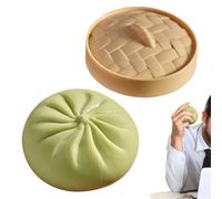 Giant Glitter Dumpling, Giant Dumpling Squishy, Extra Large Dumplings Sculpture, Rainbow Dumplings Stress Relief Toy, Soften And Squeeze Out The Dough For Teens Children Home Work Office Study