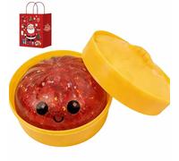 Giant Glitter Dumpling, Giant Glitter Dumpling Squishy Toy, Mega Rainbow Dumplings Fidget, Slow-Rising Sensory Decompression Dumplings,Soft Squeeze Decompression Dough (1pc-G)