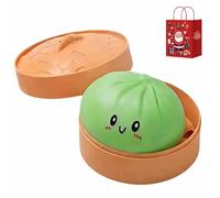 Giant Glitter Dumpling, Giant Glitter Dumpling Squishy Toy, Mega Rainbow Dumplings Fidget, Slow-Rising Sensory Decompression Dumplings,Soft Squeeze Decompression Dough (1pc-H)