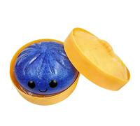 Giant Glitter Dumpling, Mystery Giant Dumpling Squishy Toy with Steamer Box, Rainbow Dumplings Sensory Fidget Toy for Stress Relief, Soft Squeeze Decompression Dough for Kids & Adults