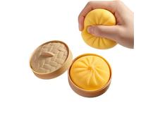 Giant Glitter Dumpling, Rainbow Dumplings Fidget Buns Bao, Giant Dumpling Squishy, Large Stress Relief Sensory Ball for Adults & Kids, Soft Squeeze Decompression Dough