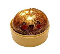 Giant Glitter Dumpling Squishys, Colorful Dumplings Stress Balls Fun Bao Bun Shape Squeeze Toy with Steamer Box, Fidget Sensory Toy for Kids Adults Students Travelers Studying Working Travel