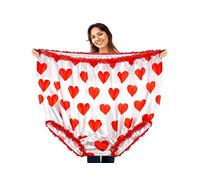 Giant Grand Mama Heart Undies,Funny Joke Gift Underwear For Women or Men,Big Momma Undies Are A Fun Way To Share The Laughs, Heart Print, 8XL
