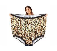 Giant Grand Mama Leopard Undies,Funny Joke Gift Underwear For Women or Men,Big Momma Undies Are A Fun Way To Share The Laughs, Leopard Print, 8XL