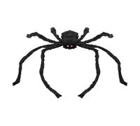 Giant Hallowen Spider | Realistic Outdoor Spider Decoration | Fake Spooky Spider | Black Cotton Accessory Imitation Real - Perfect for Garden, Patio, Wall, or Hal Party Atmosphere