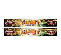 Giant Hand-Held Sparklers 25cm - 2 Packs of 5 - Durable Sparklers for Bonfire Night, Halloween, Christmas, and New Year Celebrations - Total of 10 Sparklers