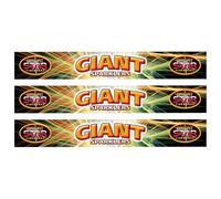 Giant Hand-Held Sparklers 25cm - 3 Packs of 5 - Durable Sparklers for Bonfire Night, Halloween, Christmas, and New Year Celebrations - Total of 15 Sparklers