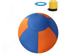 Giant Herding Ball for Dogs,Durable Tear-Resistant Inflatable Big Balls with Heavy-Duty Handle Cover & Pump,for Play & Exercise Dogs. (B,22in)