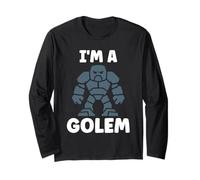 Giant Humor Creature golems Cute Simple I'm a Golem Long Sleeve T-Shirt