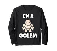 Giant Humor Creature golems Cute Simple I'm a Golem Long Sleeve T-Shirt