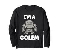 Giant Humor Creature golems Cute Simple I'm a Golem Long Sleeve T-Shirt
