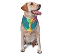 Giant Ice Cream Pet Bandana-Triangle Scarf for Cats Dogs Adjustable | Soft Breathable Comfy. Stylish Accessory. Easy On Off. Machine Wash.