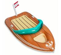 Giant Inflatable Boat Pool Float with Reinforced Cooler Lounge Float Holds Up to 250 lbs Parties Beach Games Relaxation