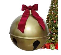 Giant Inflatable Christmas Ball, 45cm/60cm Blow Up Christmas Bells, Christmas Outdoor Inflatable Decorated Ball, Gold Christmas Bauble Decorations, Reusable Ball For Indoor Outdoor Christmas Decor