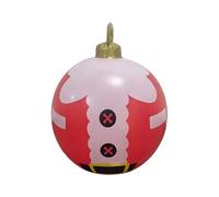 Giant Inflatable Christmas Balls - 24 Inch Holiday Tree Ornaments, Hangable LED Pendants | Seasonal Decor For Outdoor Lawns, Branches, Balusters, Home Living Room, Bedroom, Study, Patio
