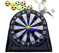 Giant Inflatable Dartboard with Blower and Balls for Outdoor Soccer Games