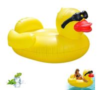 Giant Inflatable Duck Pool Float for Adults 53 Inch Cool Sunglasses Duck Water Lounger Ride On Raft Inflatable Swimming Pool Floaties Summer Party Toy for Pool Lake River Outdoor