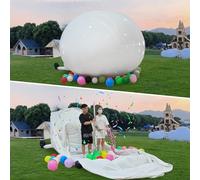 Giant Inflatable Exploding Balloon 10FT White Surprise Creative Reusable for Propose Wedding Party Celebrations Birthday Baby Shower Gender Reveal Supplies