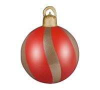 Giant Inflatable Ornaments, Large Inflatable Christmas Bauble | 24 Inch Ball for Hanging, Inflatable Ornaments for Front Door, Yard, Tree, Outdoor, Christmas Decoration