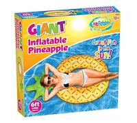 Giant Inflatable Pineapple Pool Float Summer Swim Ring Lounge Raft for Adults,180 cm Long, PVC Material, 760g