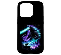 Giant Kaiju City Attack Atomic Breath Pixel Art Case for iPhone 15 Pro