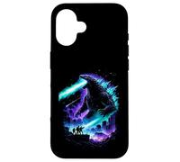 Giant Kaiju City Attack Atomic Breath Pixel Art Case for iPhone 16