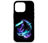 Giant Kaiju City Attack Atomic Breath Pixel Art Case for iPhone 16 Pro