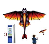 Giant Kite For Kids & Adults - Large Animal Themed Kite With Handle & 328ft String | Easy To Fly Portable Beach Toy For Outdoor Games, Park, Yard & Garden, Durable Polyester (38.5x52.5 Inch)