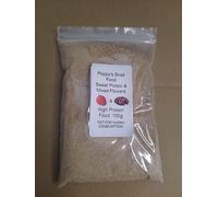 Giant Land Snail High Protein Food Mix, 100g Sweet Potato and Mixed Flowers