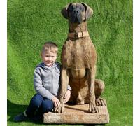 Giant Life-Size Hunting Dog Great Dane Statue