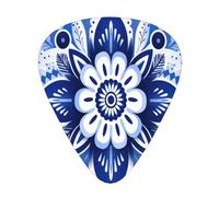 Giant Lotus Mandala 12 Pack Guitar Picks Plectrums,4 pieces in each of 3 sizes, Suitable for a wide range of stringed instruments