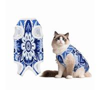 Giant Lotus Mandala Recovery Suit for Dogs Cats After Surgery,Pet Recovery Shirt, Dog Onesies Pet Surgery Recovery Suit