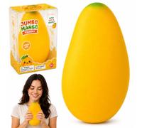 Giant Mango Squishy Toy,Jumbo Realistic Fruit Fidget Squeeze Toy Gift | Bright Fruit Stress Relief Sensory Toy With Pleasant Texture,Vivid Fruit Design Works As Lovely Desk Decor & Unique Present