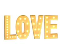 Giant Marquee Light Up "LOVE" Decoration, Letter Lights Decorative LED Alphabet Lights Sign for Valentine's Day Wedding Propose Marriage Party, 120cm/4Ft
