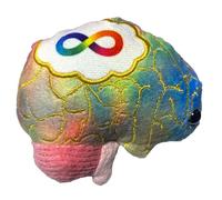 GIANT MICROBES Autism Spectrum Mental Health Plush Toy Educational Gift 10cm