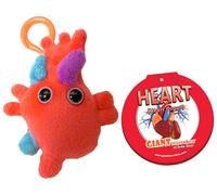 GIANT MICROBES GIANTMicrobes Keychain - Heart (Heart Organ)
