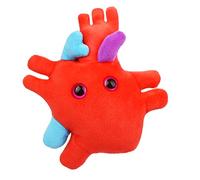 GIANTmicrobes Heart Organ Plush - Adorably Realistic Plush Heart Organ, Educational Biology Gift, Perfect Way to Say "I Love You!" Educational, Medical Get Well Soon Gift, Perfect for Post-Surgery